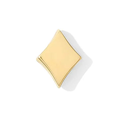 threadless: Diamonds Pin in Gold