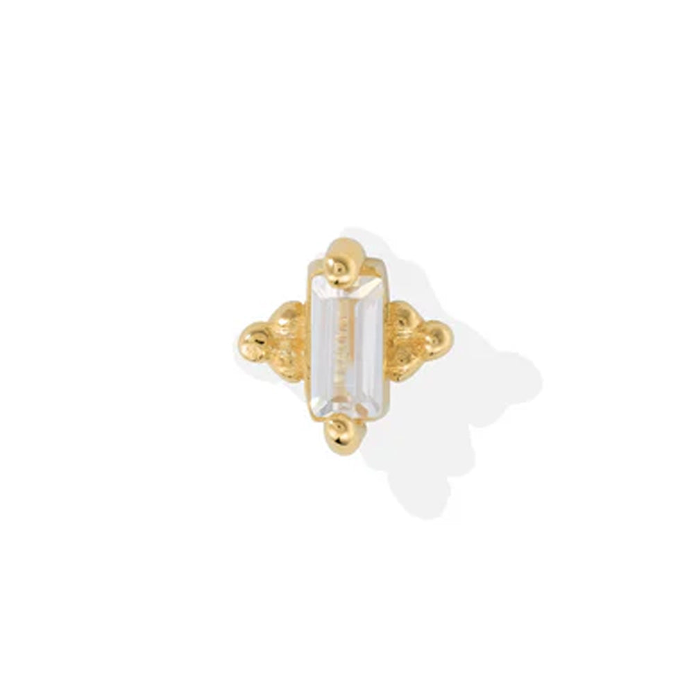 threadless: "Juliette" Pin in Gold with Gemstone