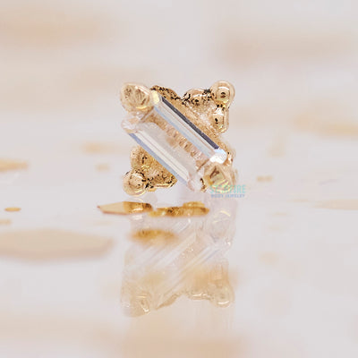 threadless: "Juliette" Pin in Gold with Gemstone