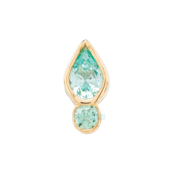 threadless: "Icon" Brilliant-Cut Gems End in Gold