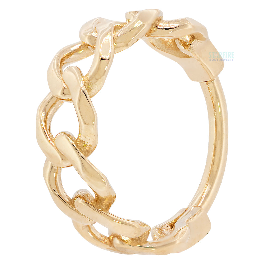 "Miami" Hinge Ring in Gold
