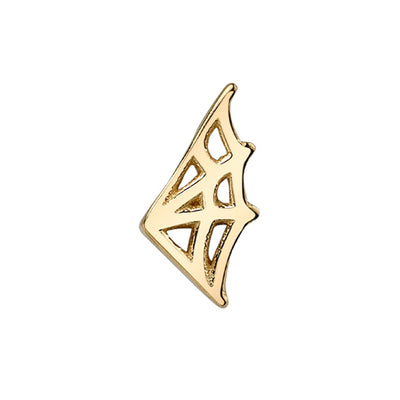 "Spidey Sense" Threaded End in Gold