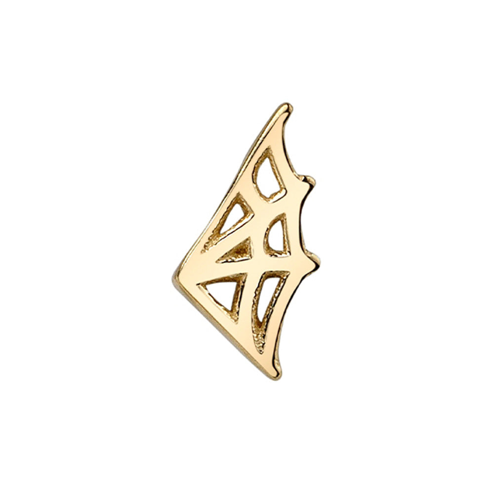 threadless: "Spidey Sense" Pin in Gold