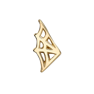 threadless: "Spidey Sense" Pin in Gold