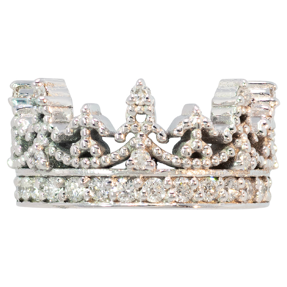 "Dress You Up" Hinge Ring in Gold & Platinum with DIAMONDS