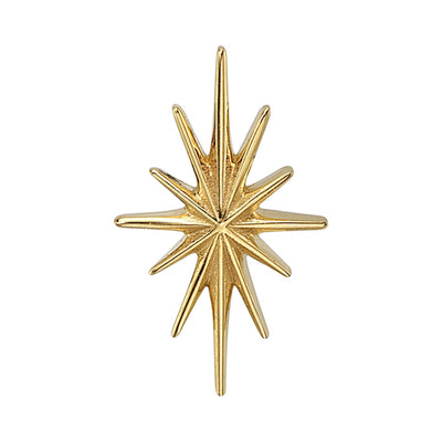 "North Star" Threaded End in Gold & Platinum