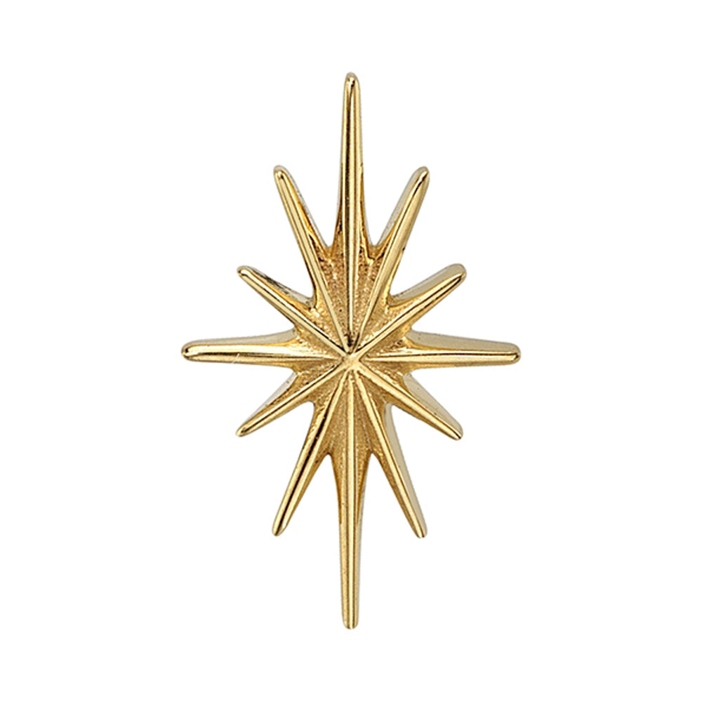 threadless: "North Starlet" Pin in Gold & Platinum