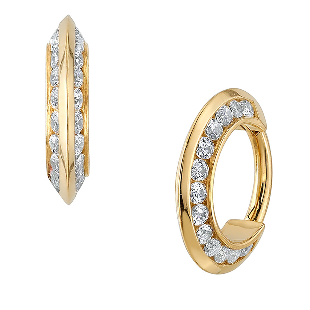 "Breathless" Hinge Ring in Gold with DIAMONDS