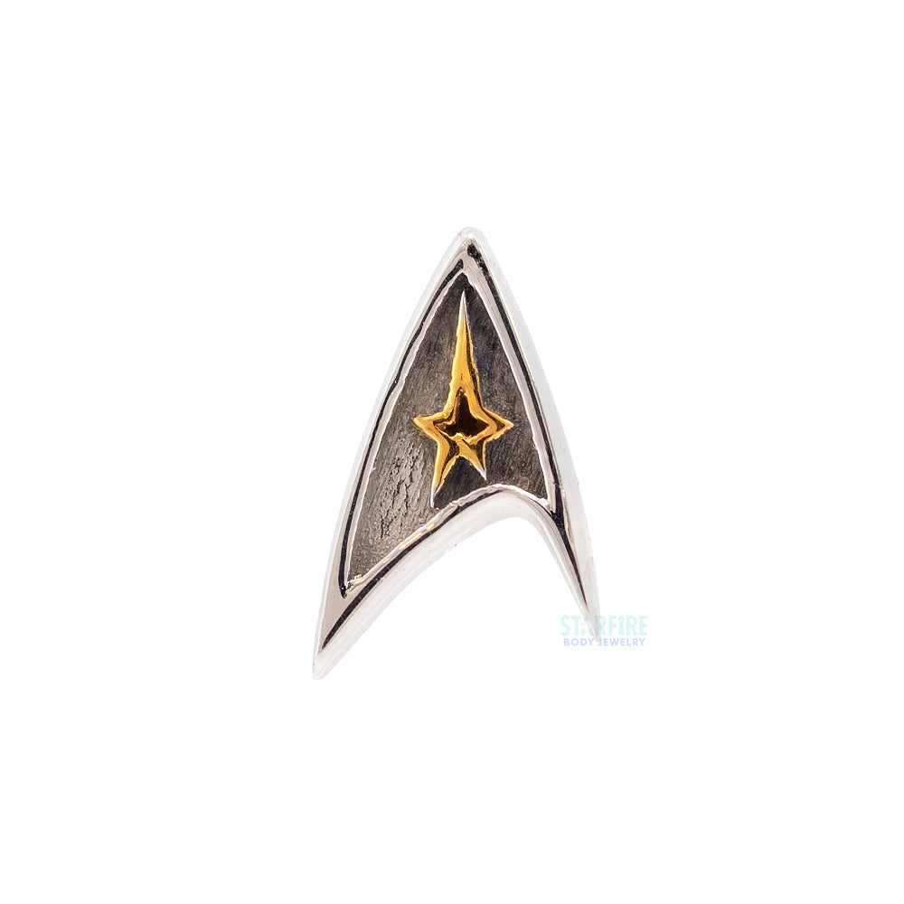 "Space Geezer" Threaded End in Gold