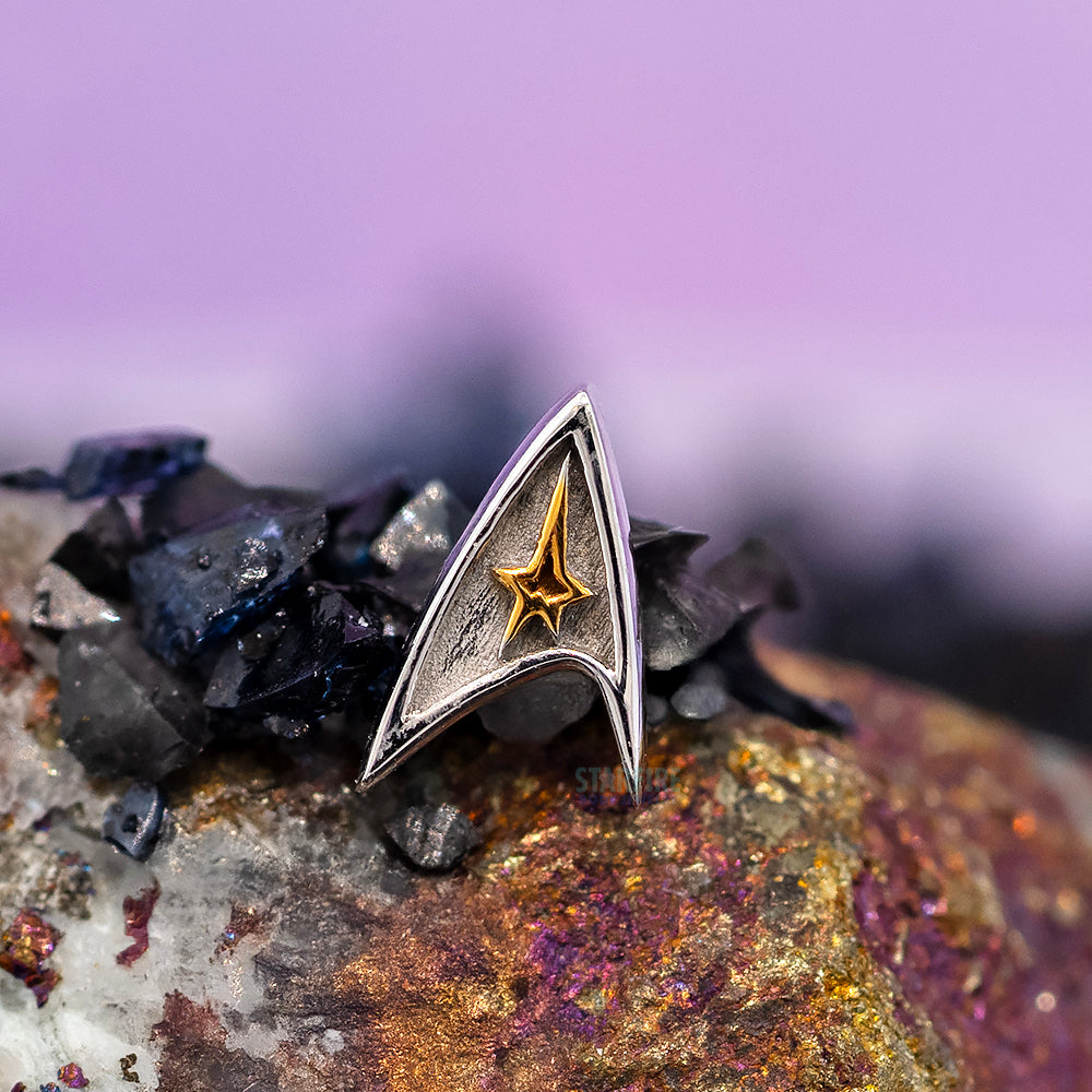"Space Geezer" Threaded End in Gold