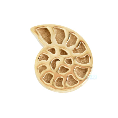 Nautilus Threaded End in Gold