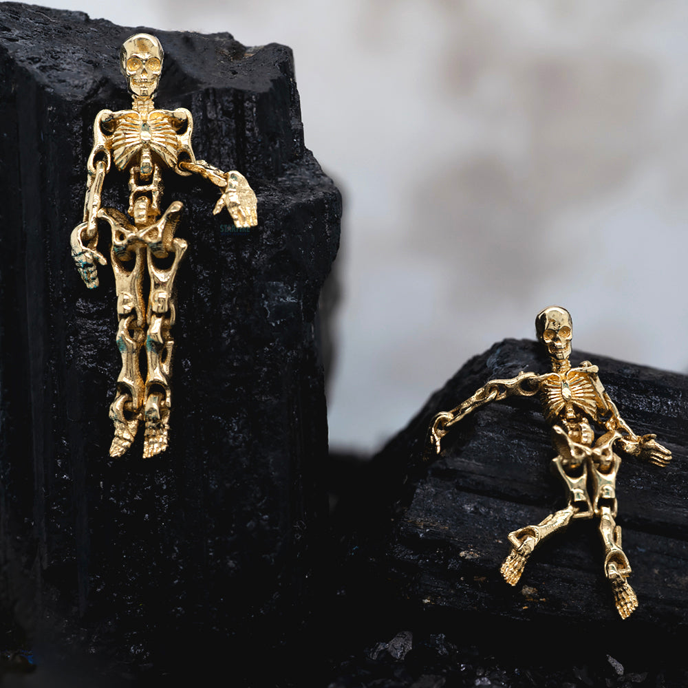 "Eternal Wanderer" Threaded End in Gold