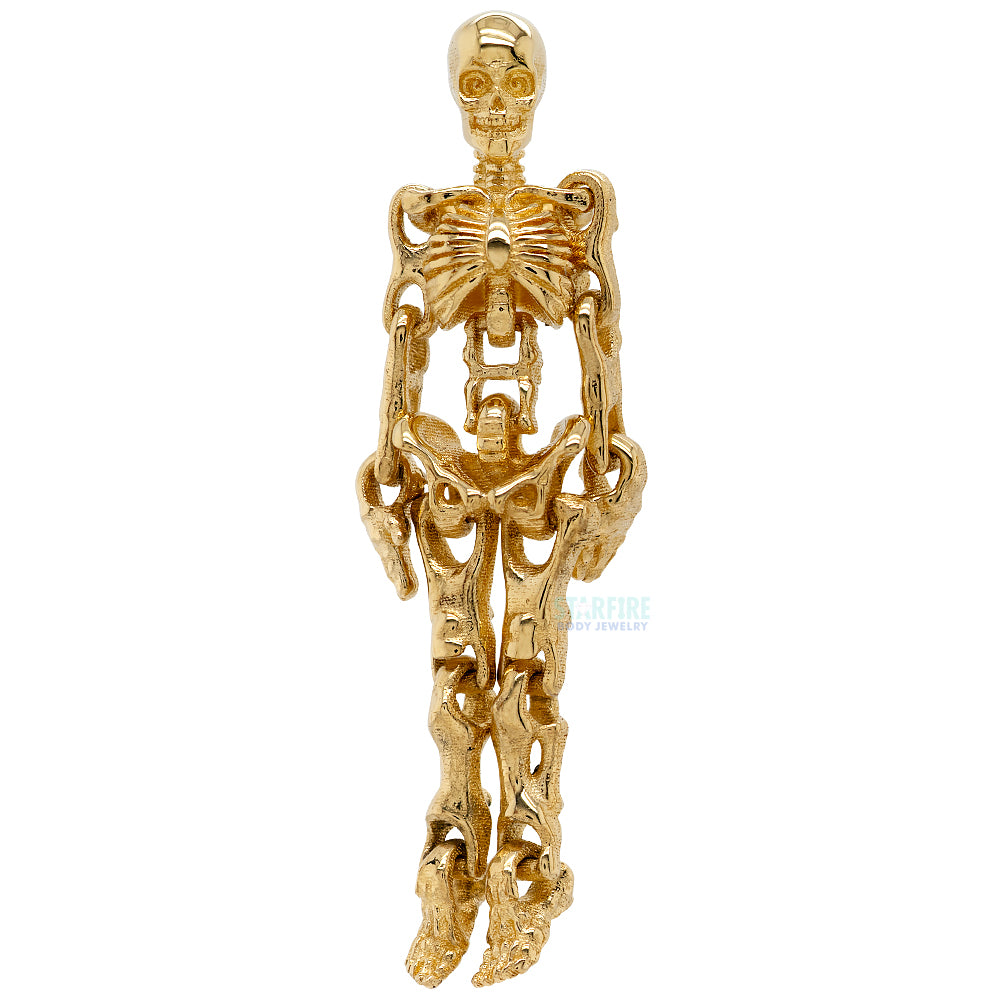"Eternal Wanderer" Threaded End in Gold