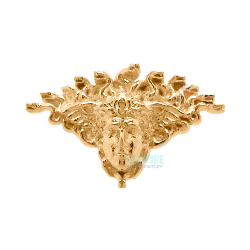 "Medusa Classic" Threaded End in Gold