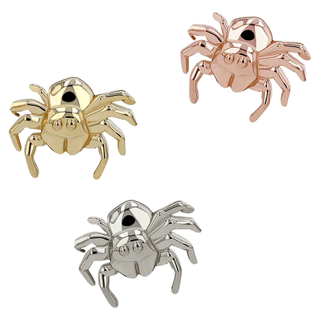 Jumping Spider Threaded End in Gold