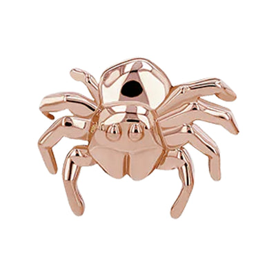 Jumping Spider Threaded End in Gold