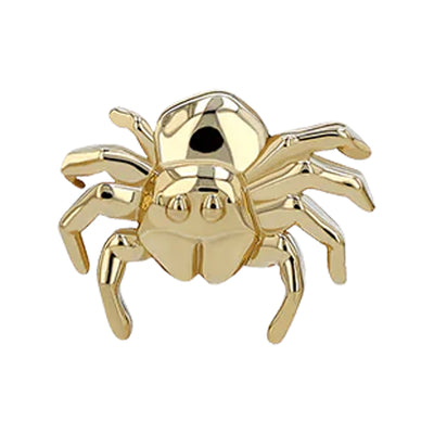 Jumping Spider Threaded End in Gold