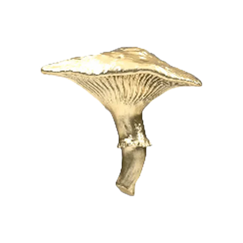 "Mushroom 05" Threaded End in Gold