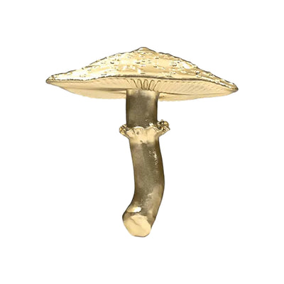 "Mushroom 06" Threaded End in Gold