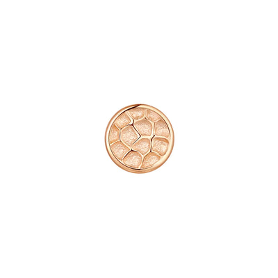 threadless: Hammered Disk End in Gold