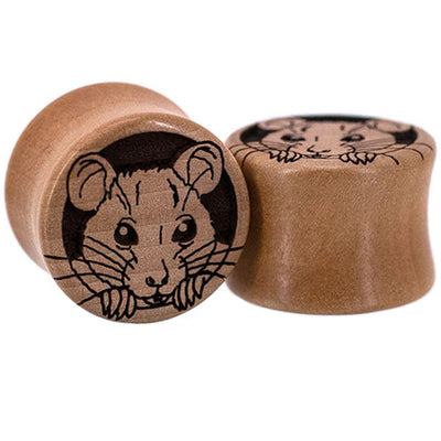 Rat Wood Plugs