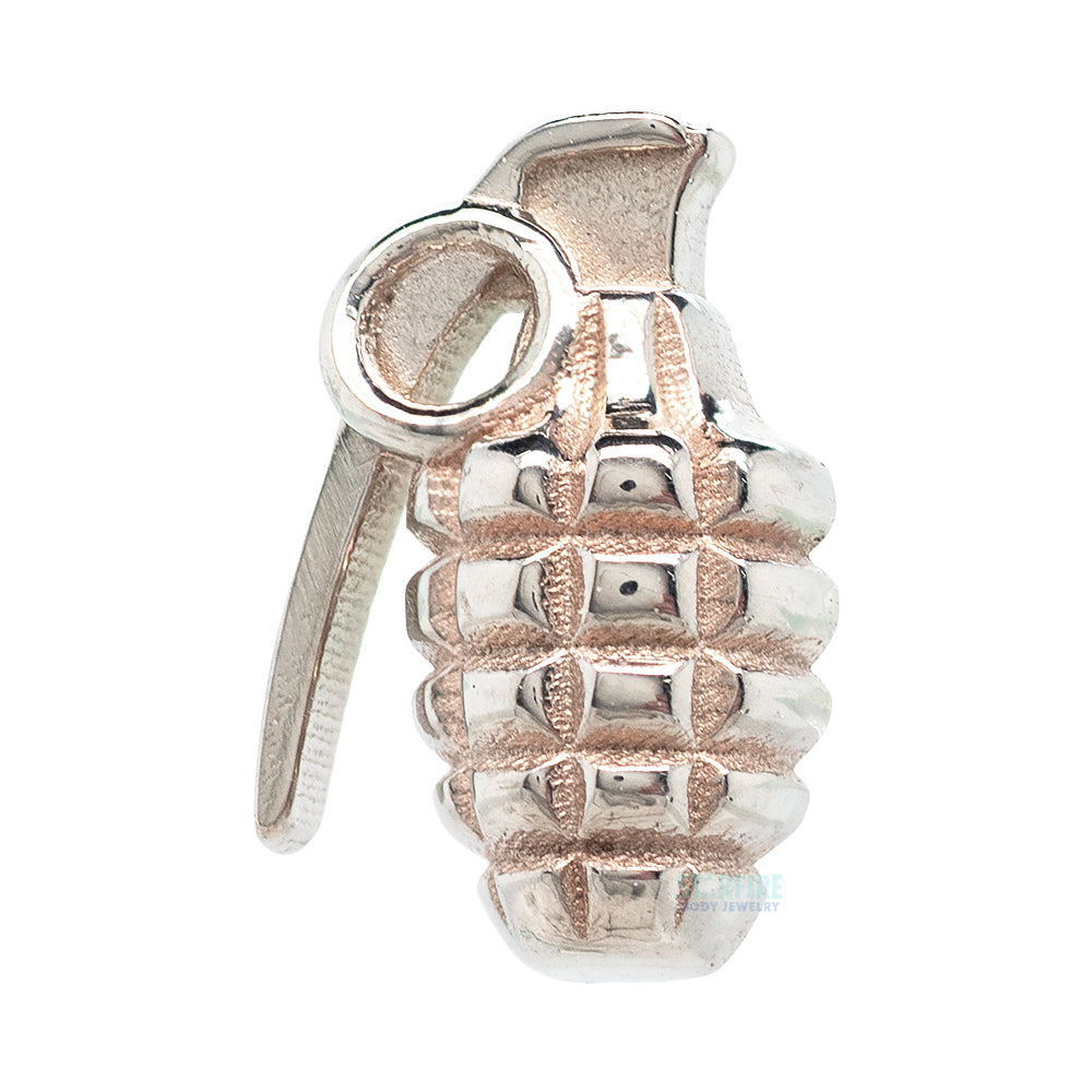 Grenade Threaded End in Gold