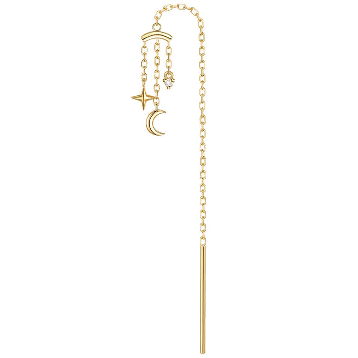 "Cassiopeia" Threader in Gold with Diamond