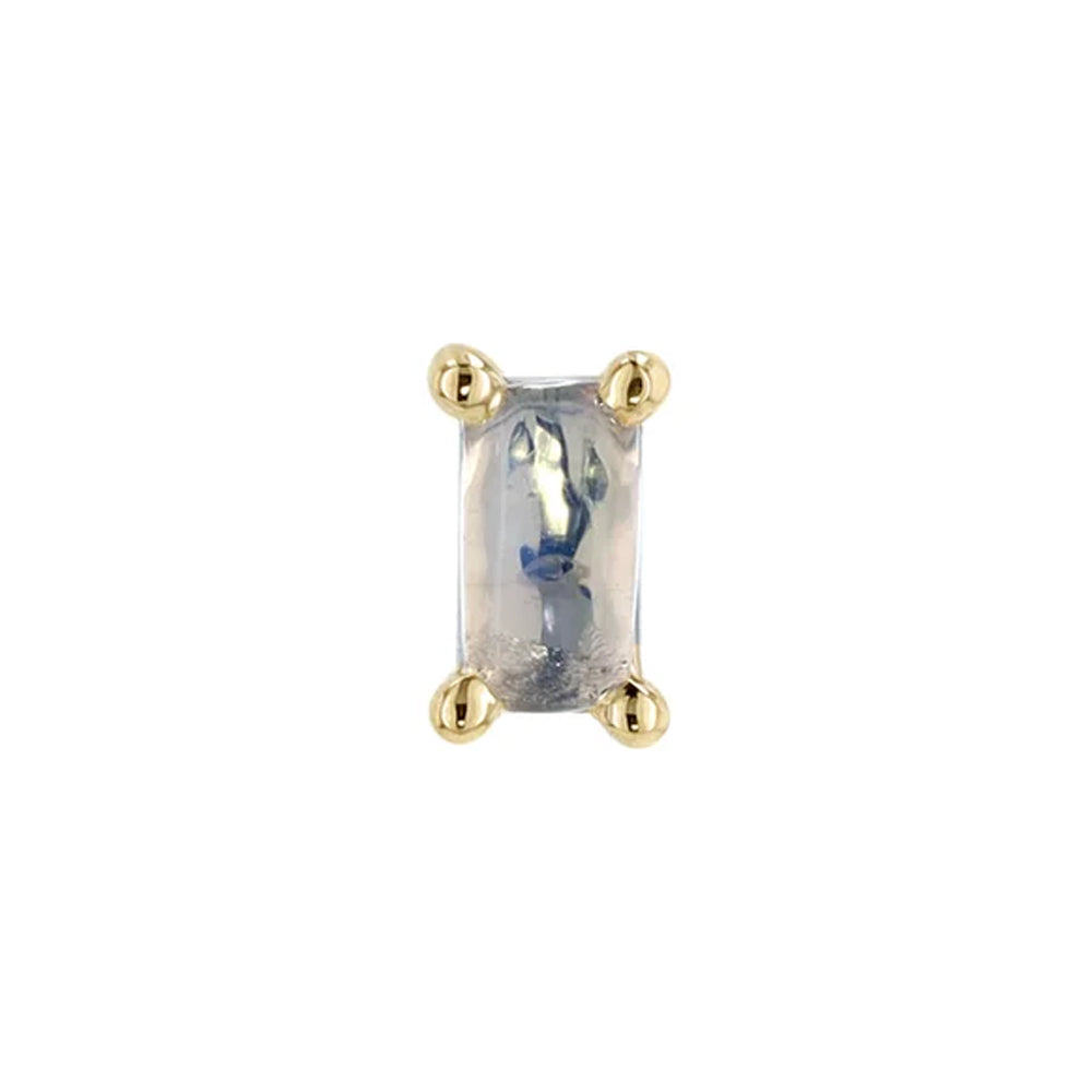 threadless: "Joey" End in Gold with Moonstone