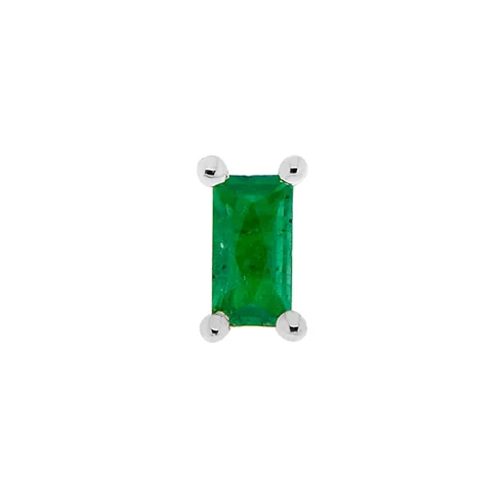 threadless: "Joey" End in Gold with Faceted Genuine Gemstones