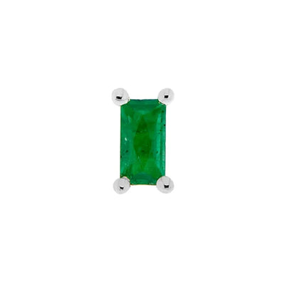 threadless: "Joey" End in Gold with Faceted Genuine Gemstones
