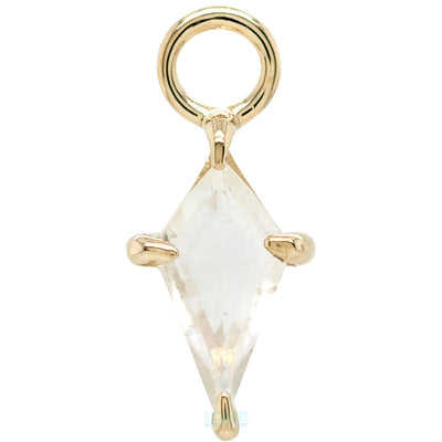 "Jace" Charm in Gold with Gemstone