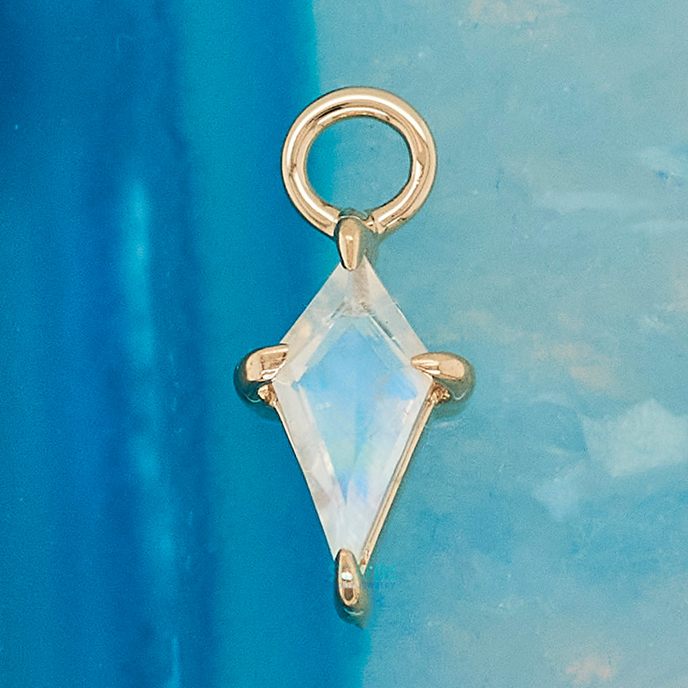 "Jace" Charm in Gold with Gemstone