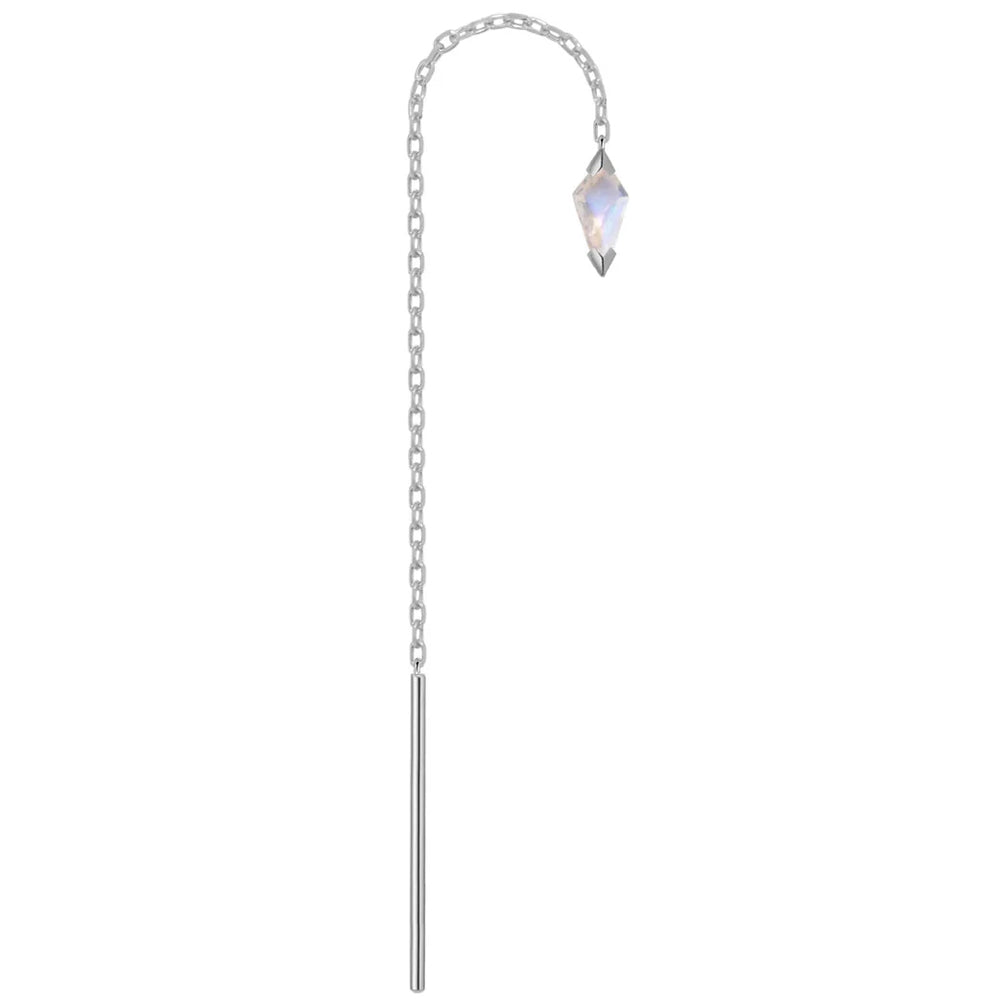 "Jace" Threader in Gold with Moonstone