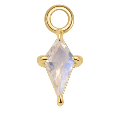 "Jace" Charm in Gold with Gemstone