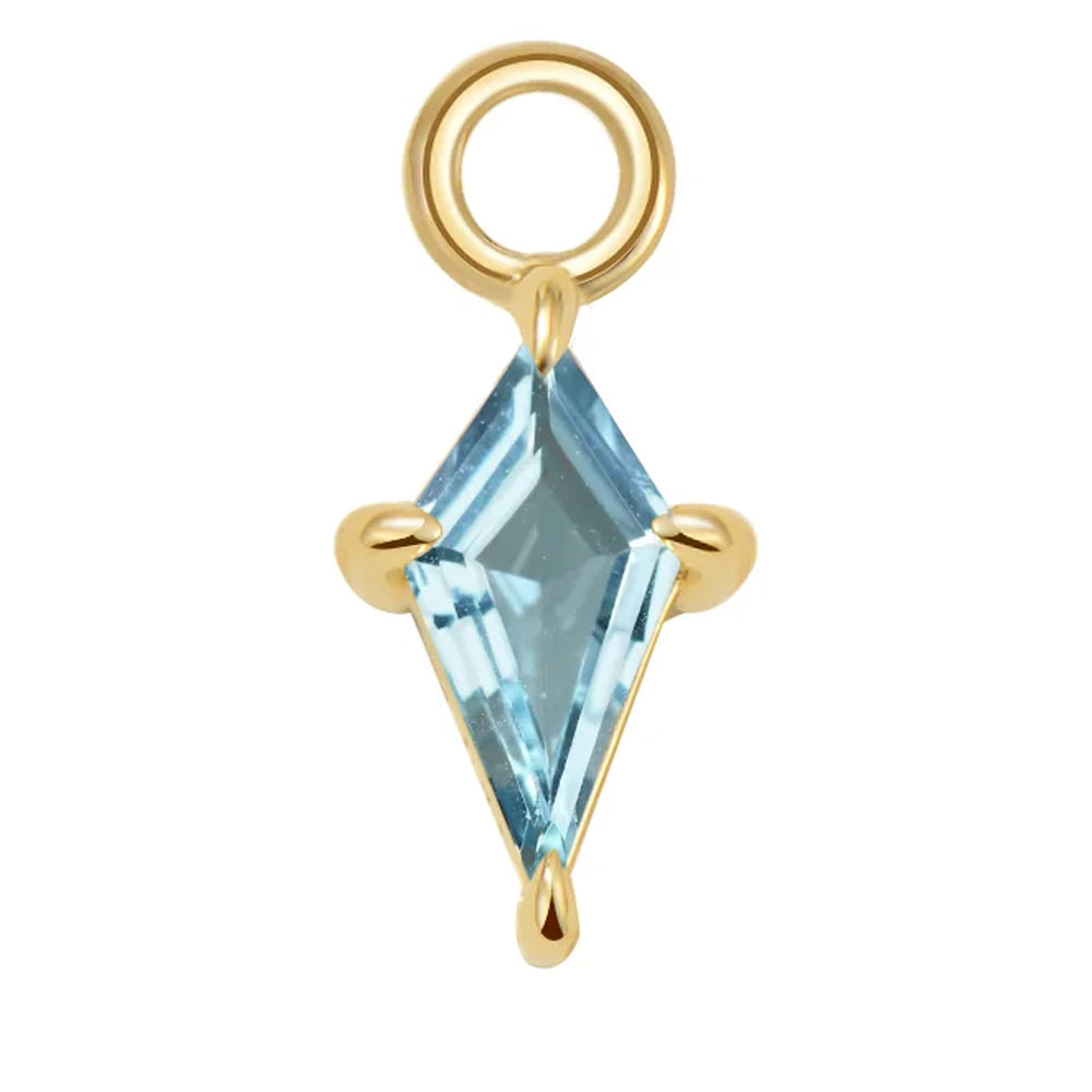 "Jace" Charm in Gold with Gemstone