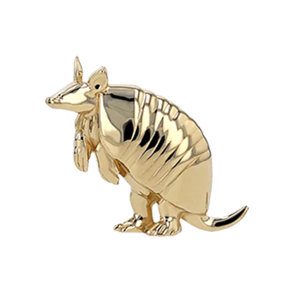 Armadillo Threaded End in Gold