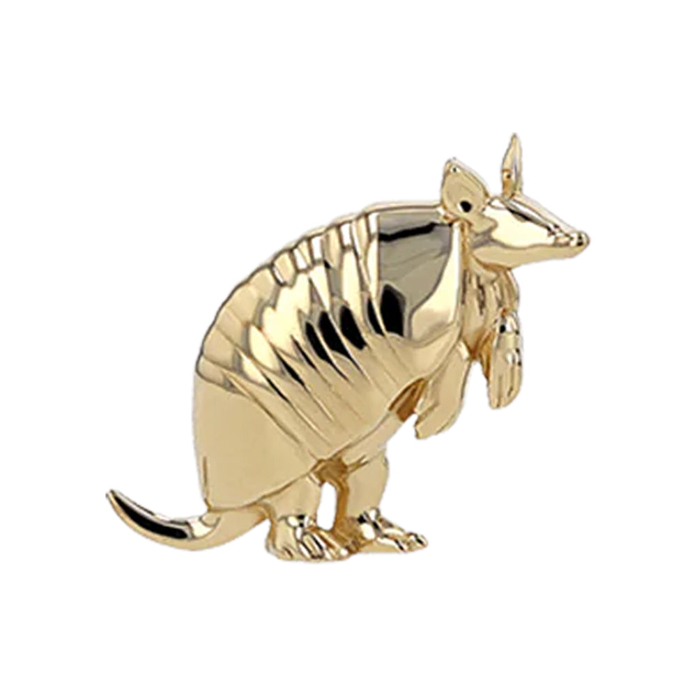 Armadillo Threaded End in Gold