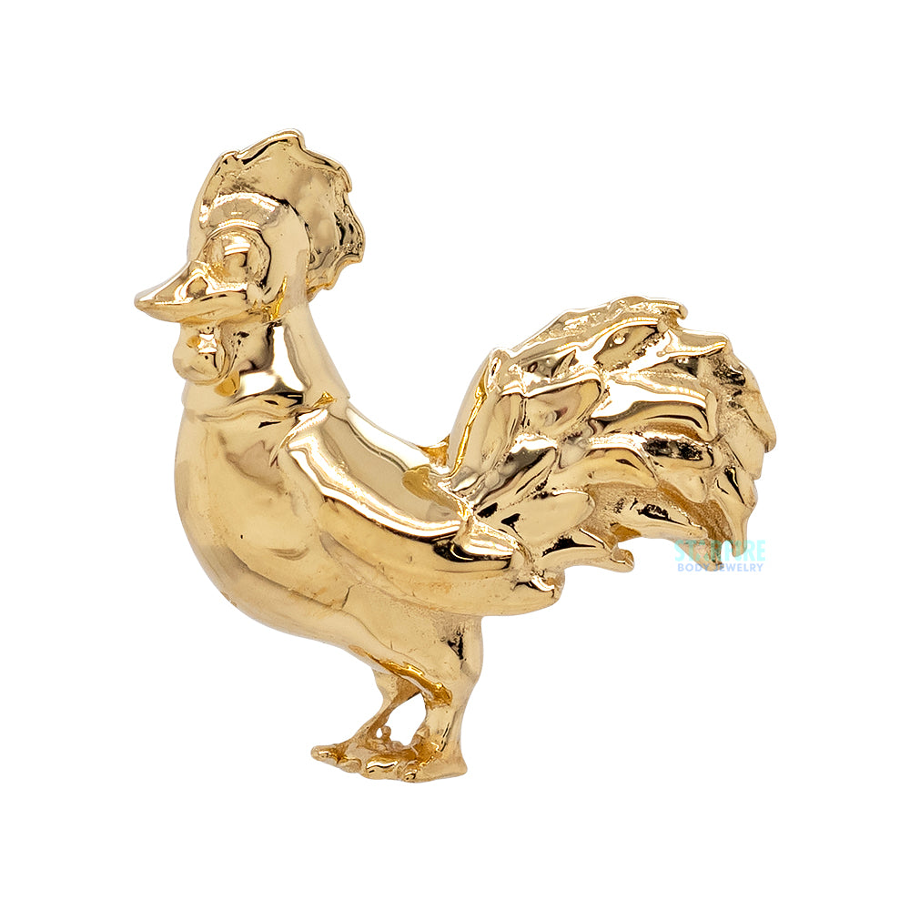 threadless: Rooster End in Gold