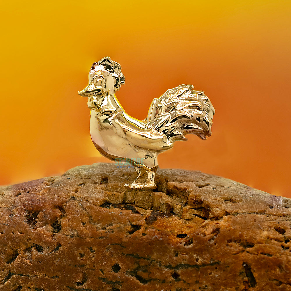threadless: Rooster End in Gold