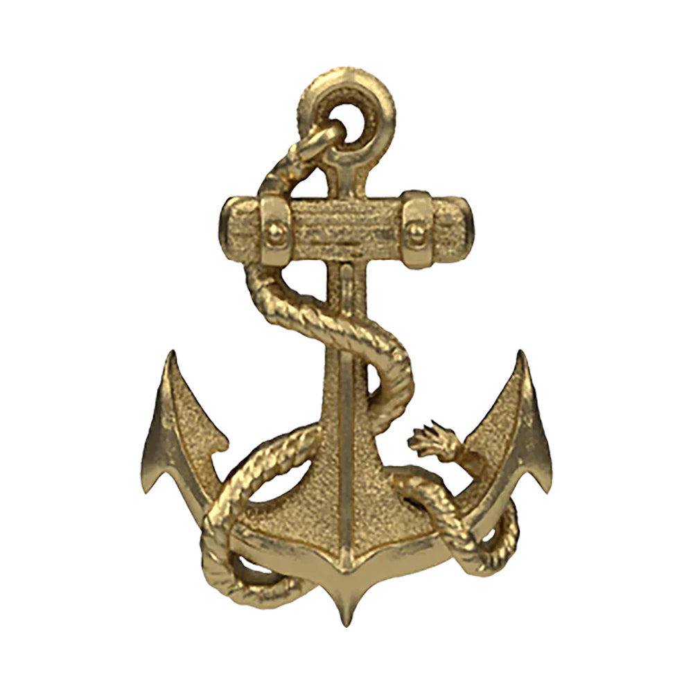 Sailor Anchor Threaded End in Gold