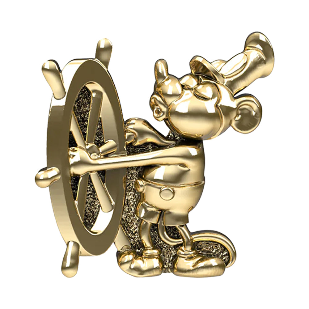 "Willy Wheel" Threaded End in Gold