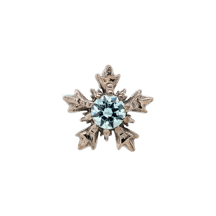 4mm "Winterglow" Threaded End in Gold with Brilliant-Cut Gem