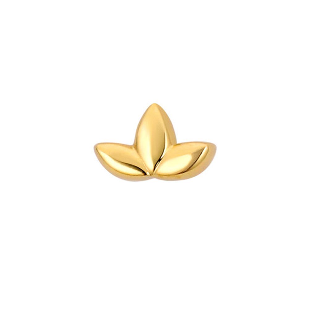 Golden Fan End Threaded End in Gold