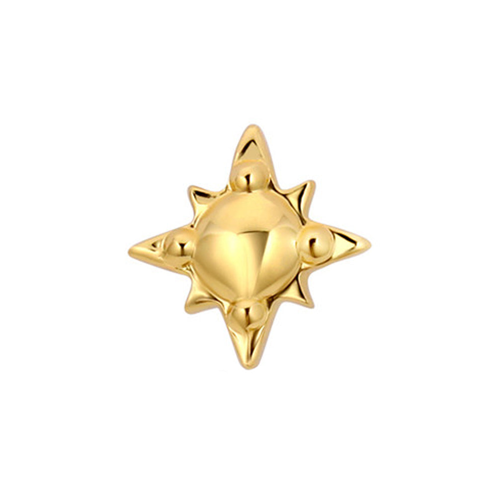 threadless: Northstar with Dome End in Gold