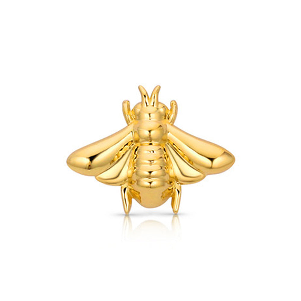 "Honey Bee Good" Threaded End in Gold