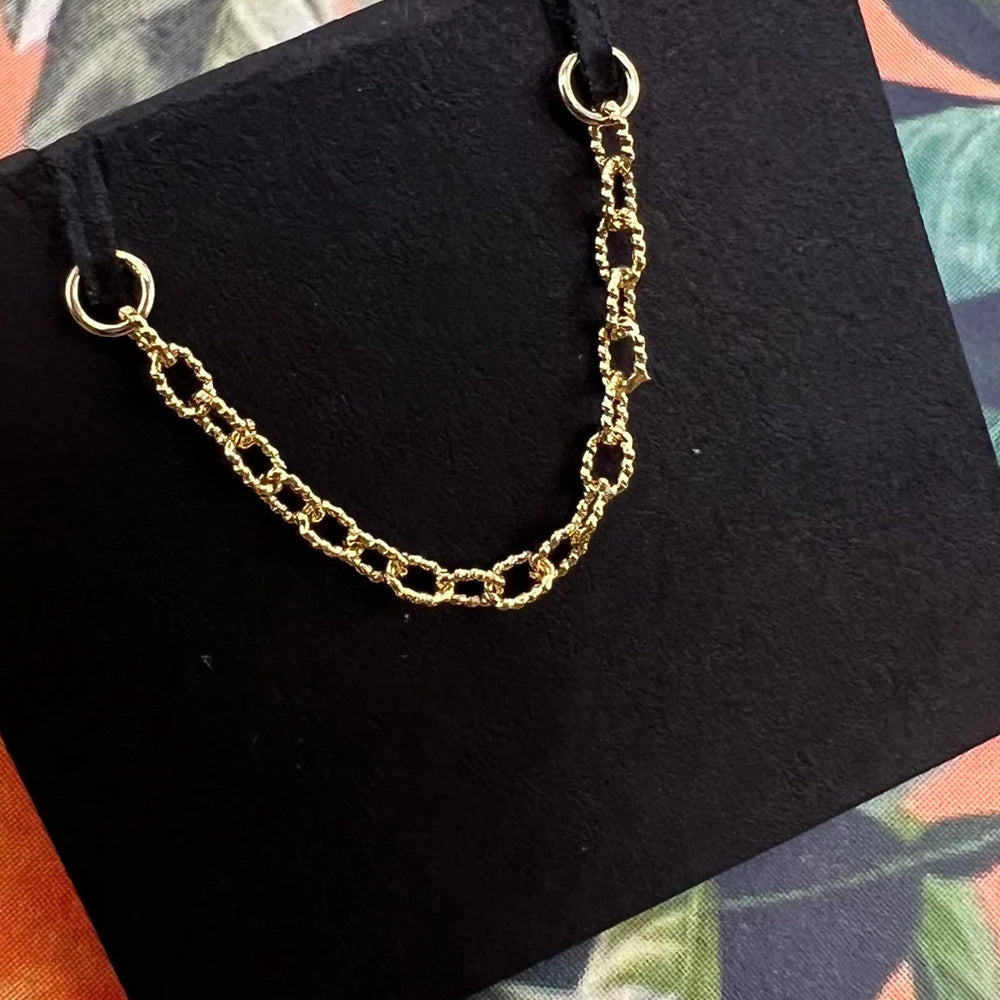 "Texture Me Tight" Chain Attachment in Gold