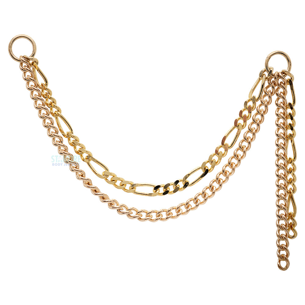 "Markie" Chain Attachment in Gold