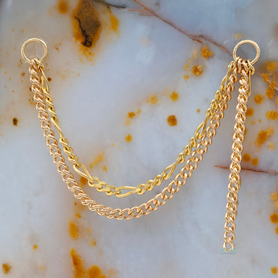 "Markie" Chain Attachment in Gold