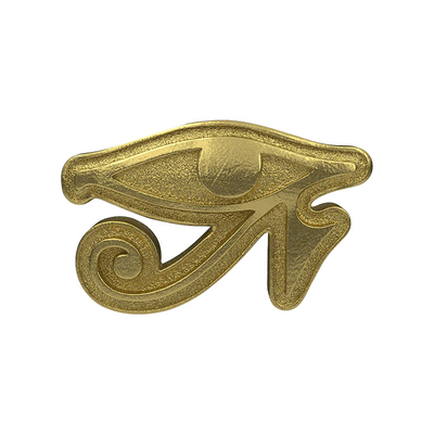 "Eye of Horus" Threaded End in Gold