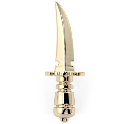 threadless: Persian Dagger End in Gold & Platinum